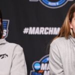 Caitlin Clark and Kate Martin