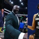 Shaquille O'Neal Is Hyped About 'Niece' Angel Reese Leaving Caitlin Clark Behind in Rookie Rankings