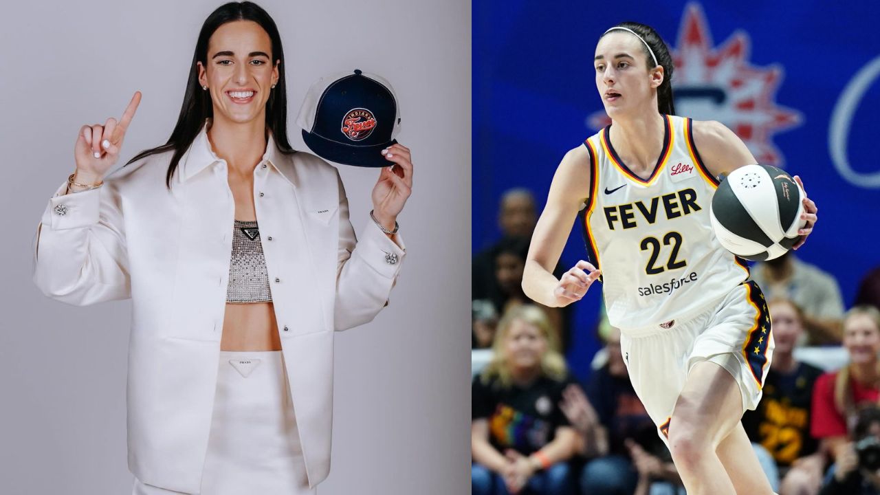 Caitlin Clark Reaches the Stadium in a $2350 Jacket Ahead of Angel Reese Matchup