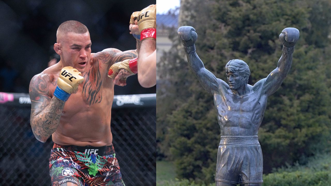 Dustin Poirier Hailed as 'Rocky Balboa' by Team Khabib Member for UFC 302 Display