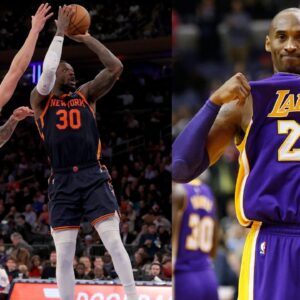 Julius Randle's Son Kyden Questions His Father On No 8 Or No 24 Kobe Bryant