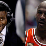 Chris Webber and Michael Jordan