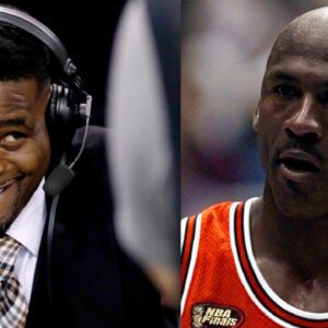 Chris Webber and Michael Jordan