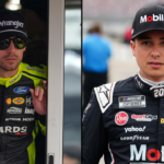What happened to Ryan Blaney & Christopher Bell's cars during the NASCAR Cup race at WWT Raceway?