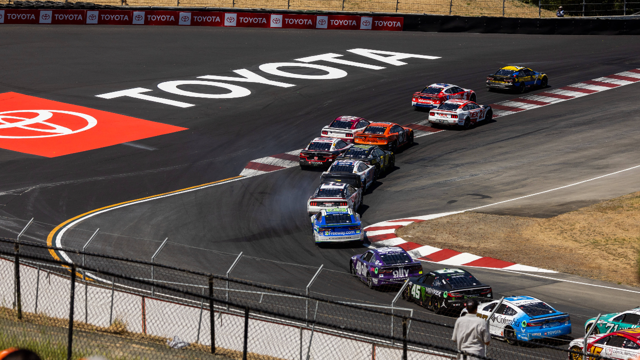 How a Newly Resurfaced Track Influenced Multiple Cautions During NASCAR Cup Race at Sonoma