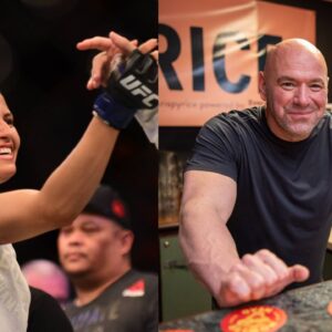 UFC’s Polyana Viana Celebrates Birthday Posing with 'Best Boss' Dana White