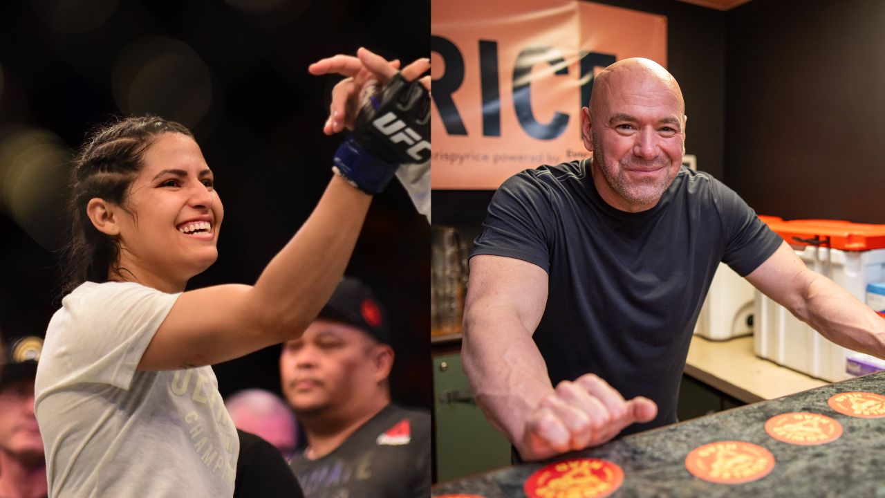UFC’s Polyana Viana Celebrates Birthday Posing with 'Best Boss' Dana White