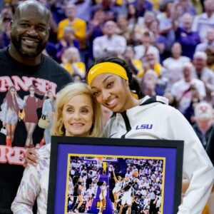 Shaquille O’Neal Celebrates Angel Reese’s Dominant Start to Her WNBA Career