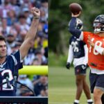 Tom Brady and Caleb Williams