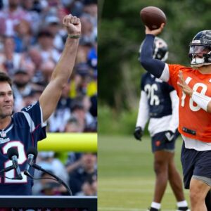 Tom Brady and Caleb Williams