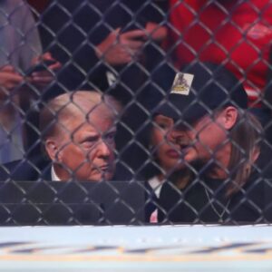 Donald Trump Recounts UFC Fighters Stopping Mid Fight Upon His Arrival Alongside Dana White