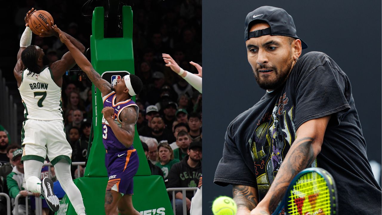 'Hardcore' Celtics Supporter Nick Kyrgios Polls For Whether Jaylen Brown Is Better Than Bradley Beal