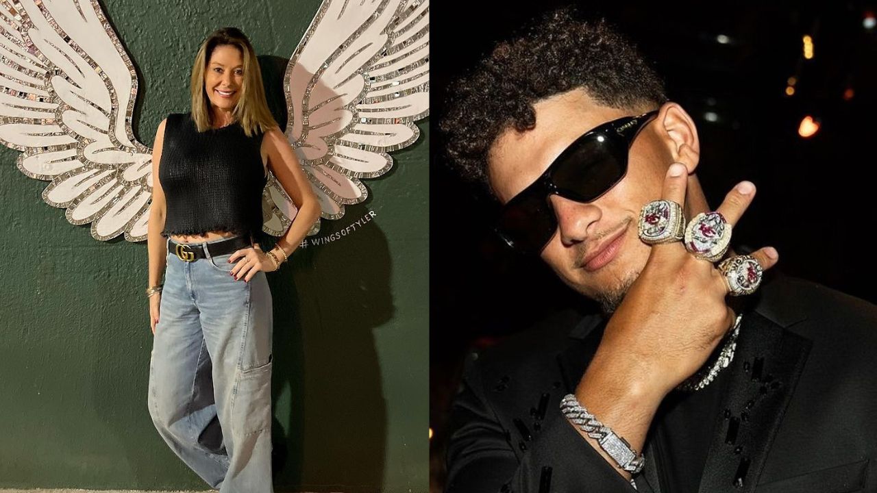 Randi Mahomes and Patrick Mahomes