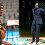 Kevin Garnett Congratulates Rajon Rondo On Getting Married As The Latter Walks Out To Future's 'March Madness'