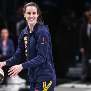 Caitlin Clark Rocks $745 Outfit Enroute Historical Night at Capital One Arena