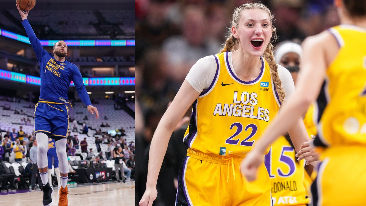 Stephen Curry Celebrates Special 1st With God-Sister Cameron Brink