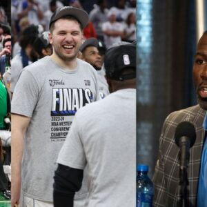 Kevin Garnett Livid At Michael Finley Taking Luka Doncic's Beer After WCF Victory
