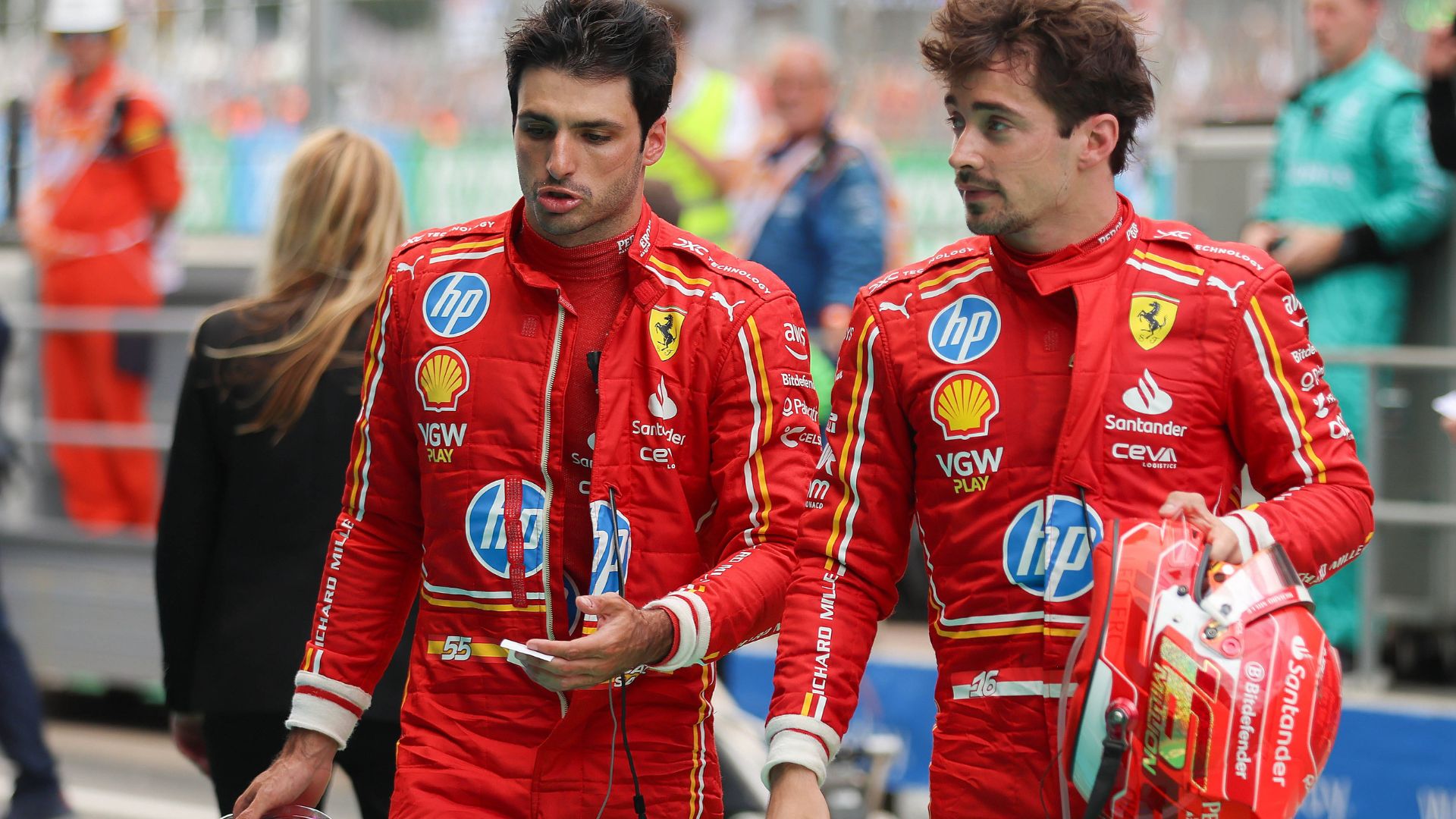 Ex-Ferrari Driver Makes Hilarious Attempt in Restoring Peace Between Charles Leclerc and Carlos Sainz