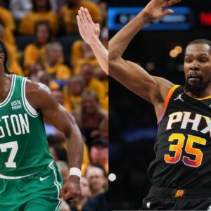 Kevin Durant Beefs with Fan Trying to Underplay Jaylen Brown's Struggles by Pointing Out $300 M Contract