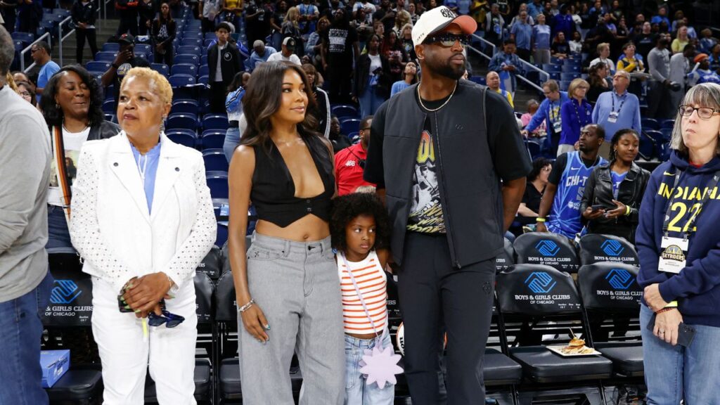 Gabrielle Union Promotes Husband Dwyane Wade Becoming the Face of Versace Underwear