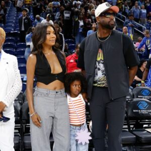 Gabrielle Union Promotes Husband Dwyane Wade Becoming the Face of Versace Underwear