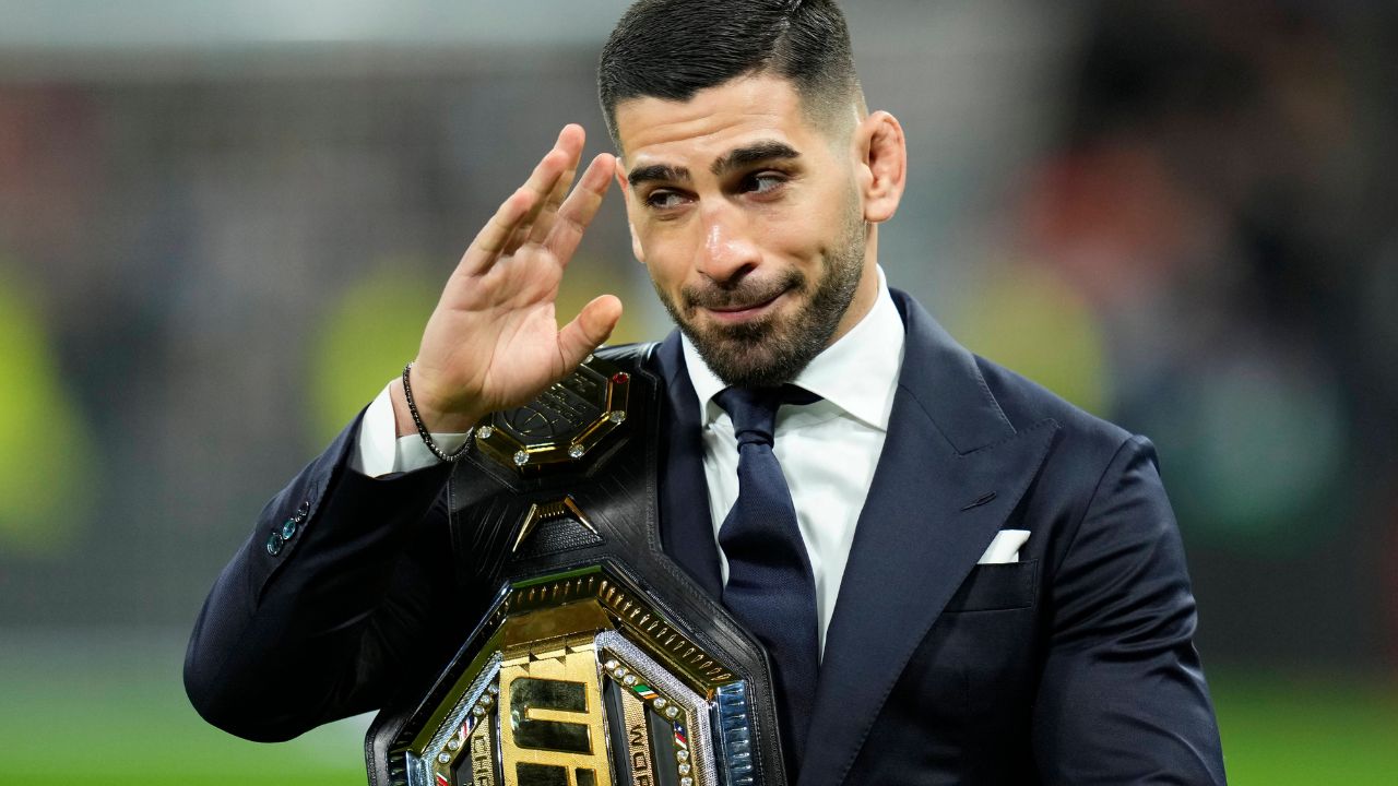 ESP: Real Madrid v Sevilla FC. La Liga EA Sports, date 26 Ilia Topuria during the La Liga match between Real Madrid and Sevilla FC played at Santiago Bernabeu Stadium on February 25, 2024 in Madrid, Spain. kpng