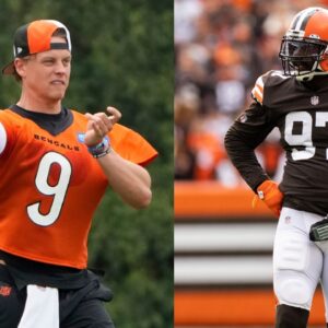 Joe Burrow and Malik Jackson