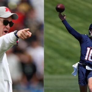 Peyton Manning and Bo Nix.