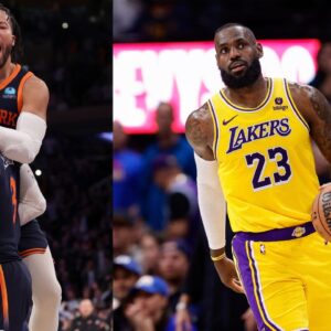 Jalen Brunson And Josh Hart Have Hilariously Awkward Interaction When Discussing LeBron James' Position
