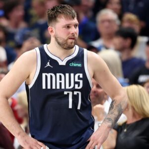 Luka Doncic Dazzles in Dapper White Suit and $250,000 Jeep Apocalypse Ahead of Game 3 on NBA Finals