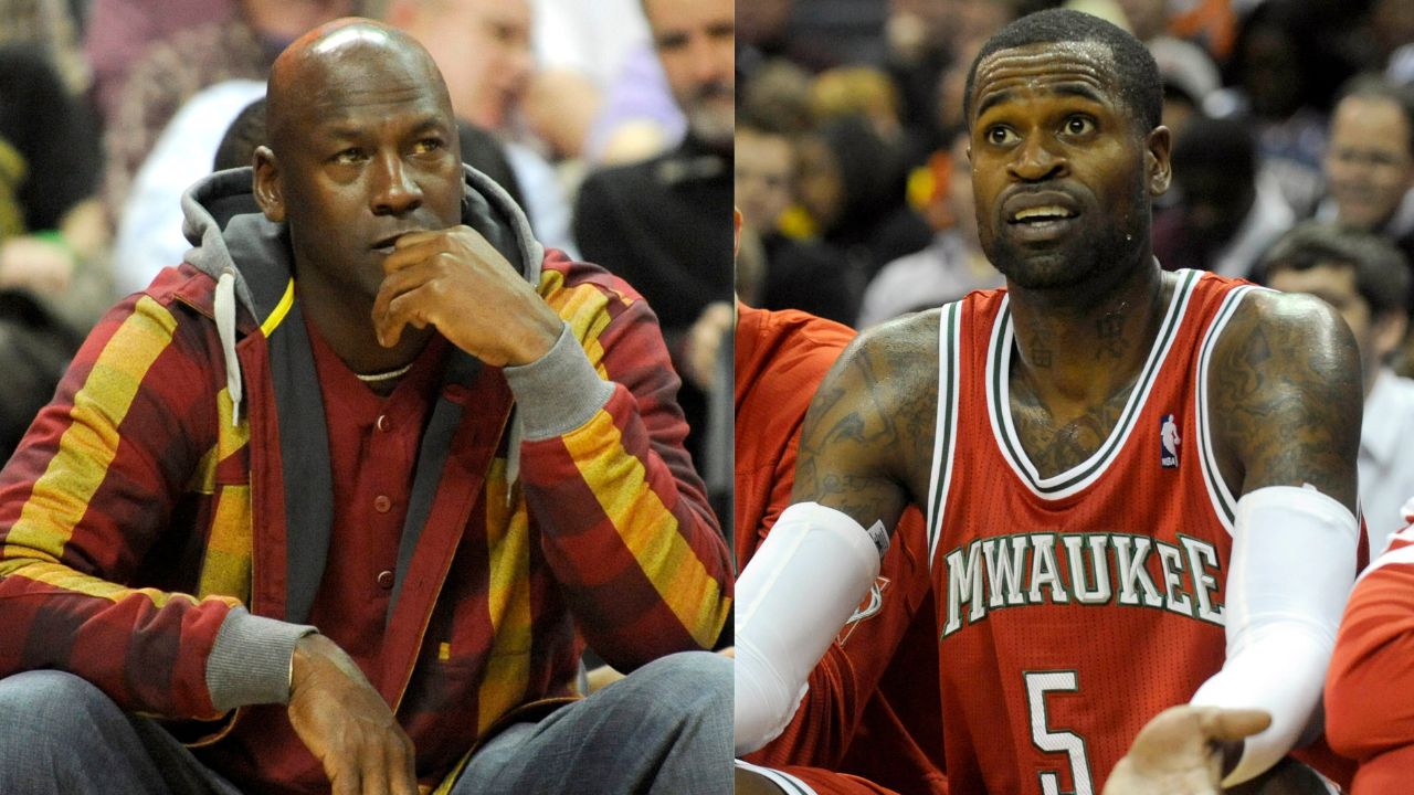 Michael Jordan and Stephen Jackson