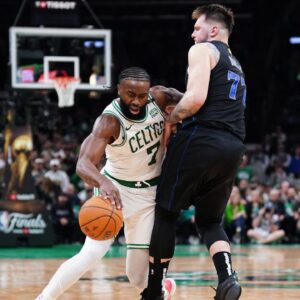 Basketball or Chess? Luka Doncic and Jaylen Brown Set to Battle Each Other on Simultaneous Fronts