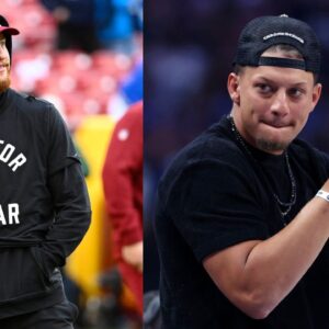 Patrick Mahomes Pokes Fun at Backup Carson Wentz for Accidental Slip at Practice