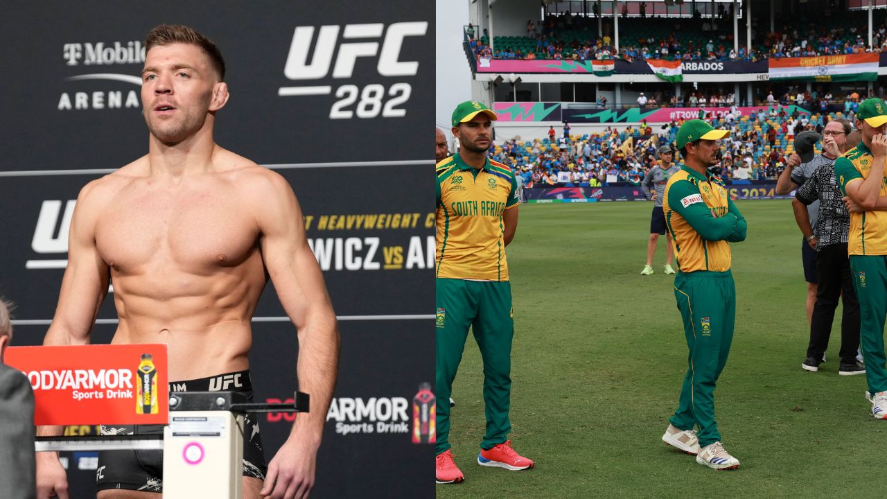UFC Champ Dricus Du Plessis Lifts Spirits of South African Team After Hard-Fought T20 Final Loss