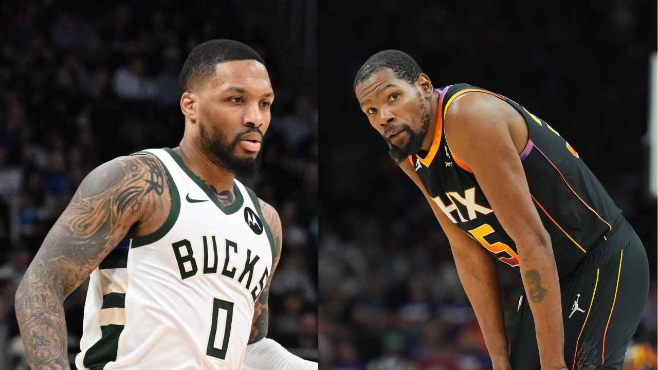 Damian Lillard and Kevin Durant