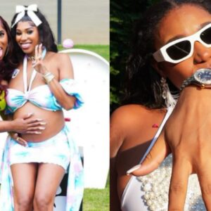 In Pictures: Mom-to-Be Deiondra Sanders Spends Fun-Filled “Date Night” With Friends