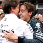Toto Wolff Flaunts His Own Edition of $78,500 IWC Watch as He Celebrates George Russell's Victory