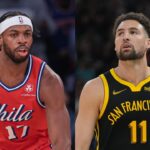 Buddy Hield and Klay Thompson