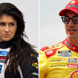 Where did Joey Logano finish driving Hailie Deegan's NASCAR Xfinity car in Chicago?