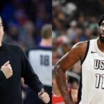 Nick Nurse and Joel Embiid