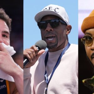 Klay Thompson. Andre Iguodala and Carmelo Anthony