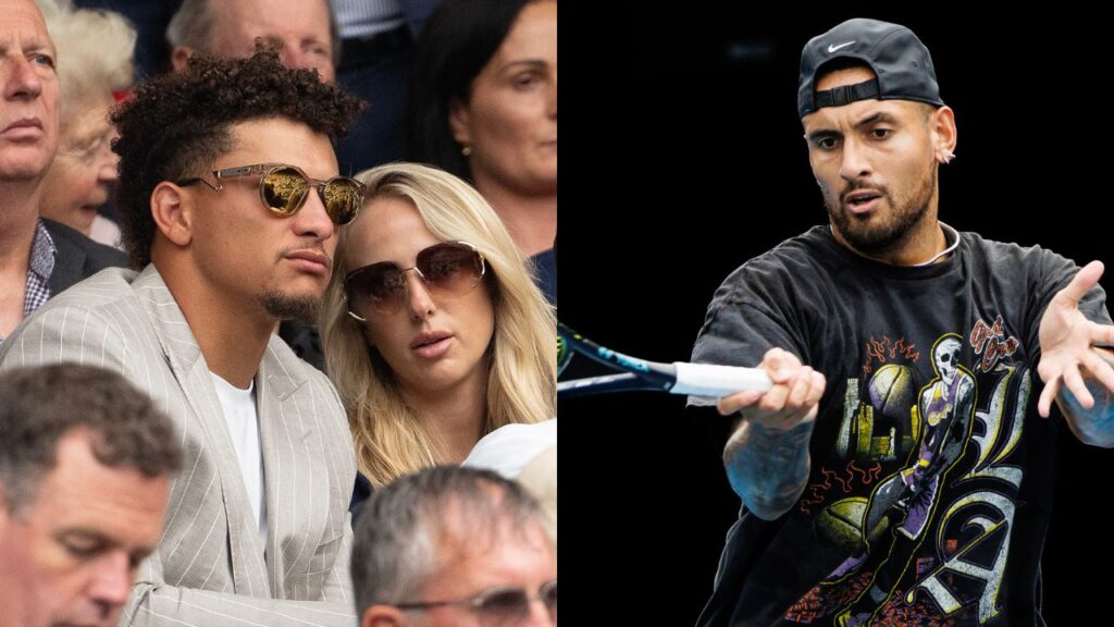Tennis Star Nick Kyrgios Challenges Patrick Mahomes In a Sport the QB has Invested In