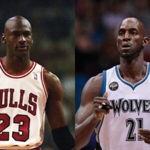 Michael Jordan and Kevin Garnett