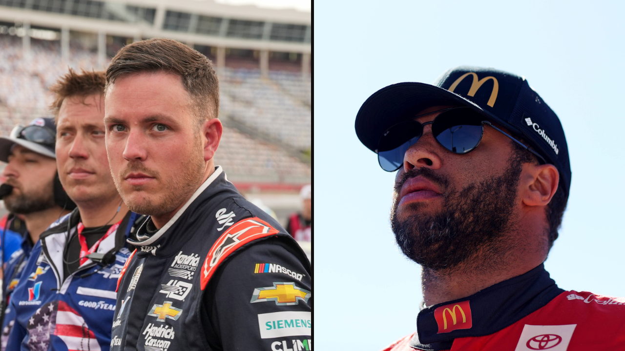 Alex Bowman (L) and Bubba Wallace (R). Image Credits: Imagn.