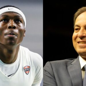 Daeqwon Plowden and Joe Lacob