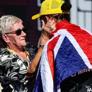 Released Pressure Triggers Battlecry From Mama Hamilton After Lewis' British GP Win