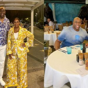 Magic Johnson and Wife Cookie Stun in Dolce&Gabbana Outfits During Italian Vacation