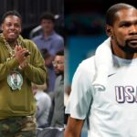 Paul Pierce (L), Kevin Durant (R)