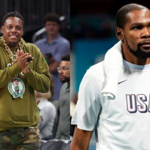 Paul Pierce (L), Kevin Durant (R)