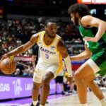 Bronny James Mocked by Fans After Air-Balling a 3 vs Celtics